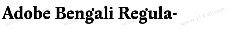 Adobe Bengali Regula字体转换 Adobe Bengali Regula字体转换